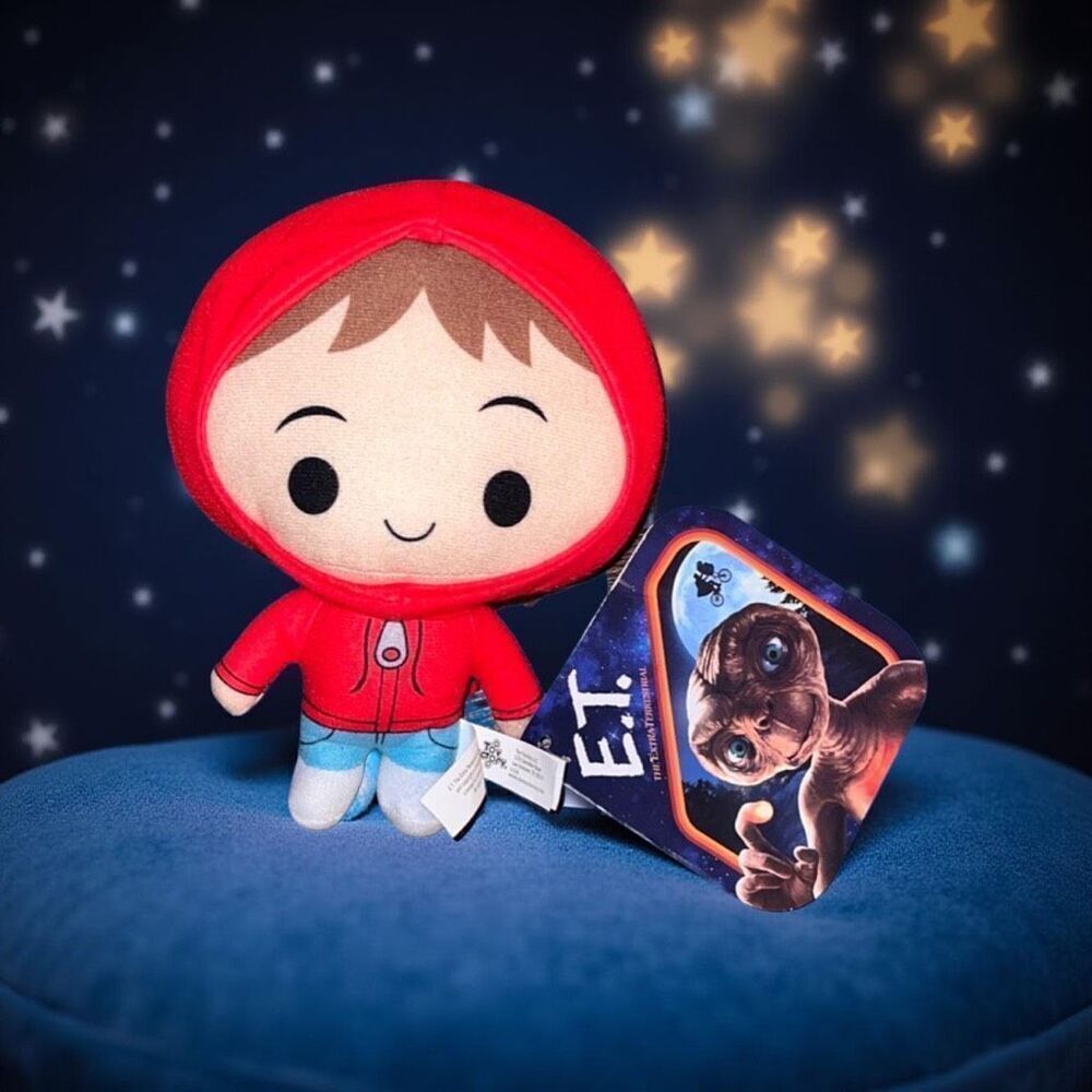 NWT Elliot Red Hoodie  ET. THE EXTRATERRESTRIAL 6" Plush Toy Stuffed Animal P20